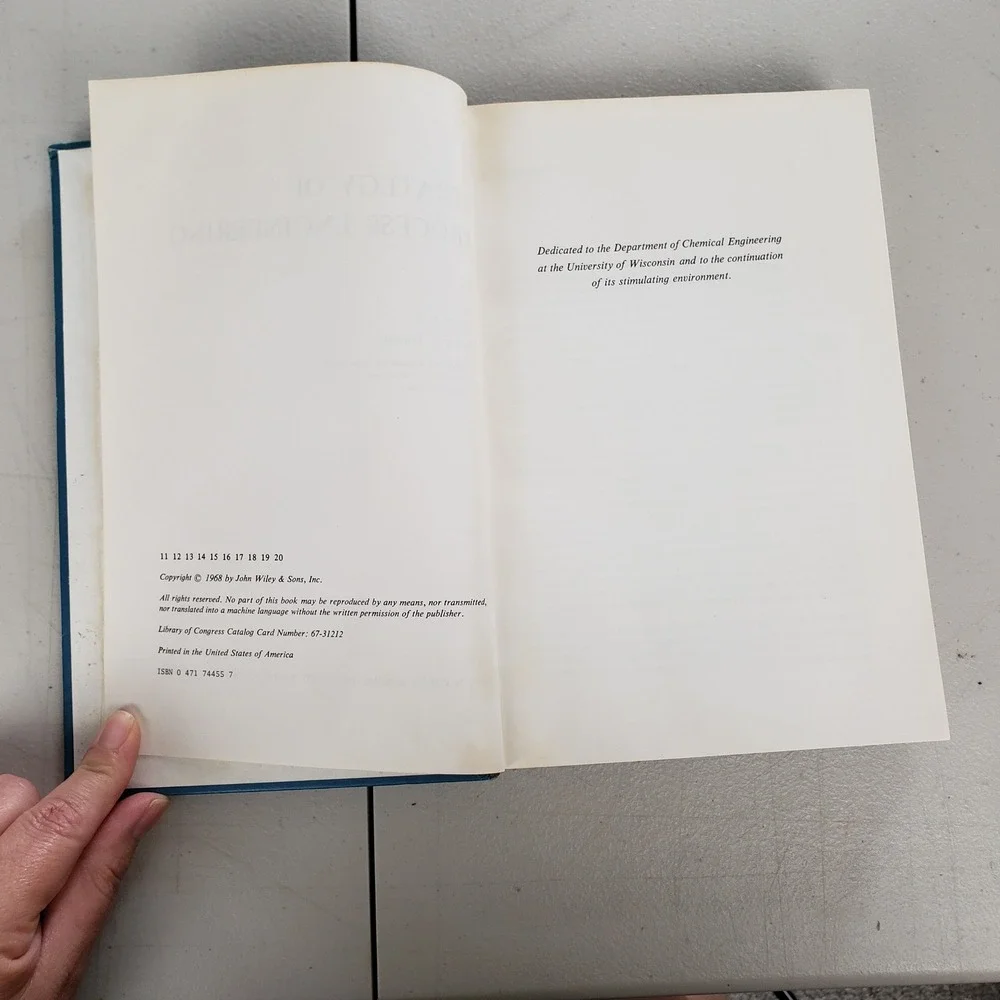 Strategy Of Process Engineering Book Rudd Watson Hardcover Vintage Chemical Text
